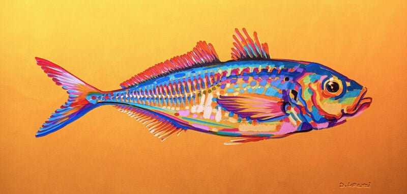 dipinto di un pesce