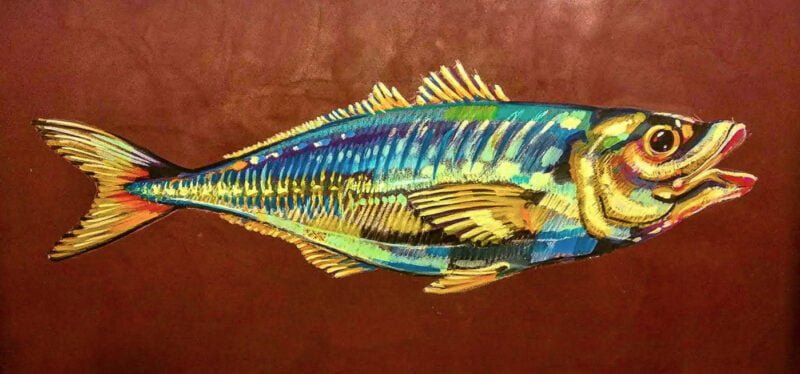 dipinto di un pesce