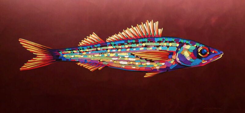 dipinto di un pesce