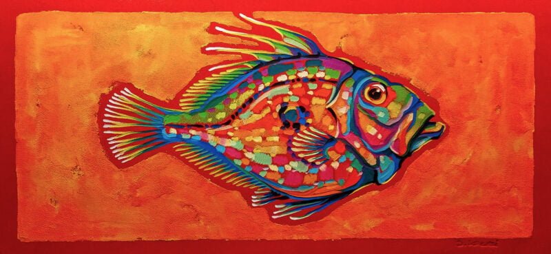 dipinto di un pesce