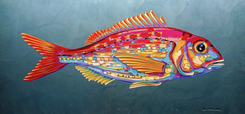 dipinto di un pesce
