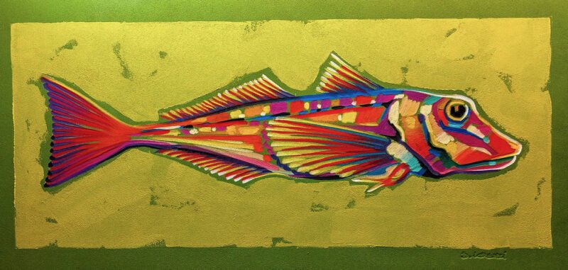 dipinto di un pesce