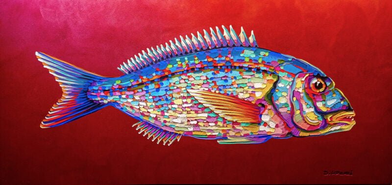 dipinto di un pesce