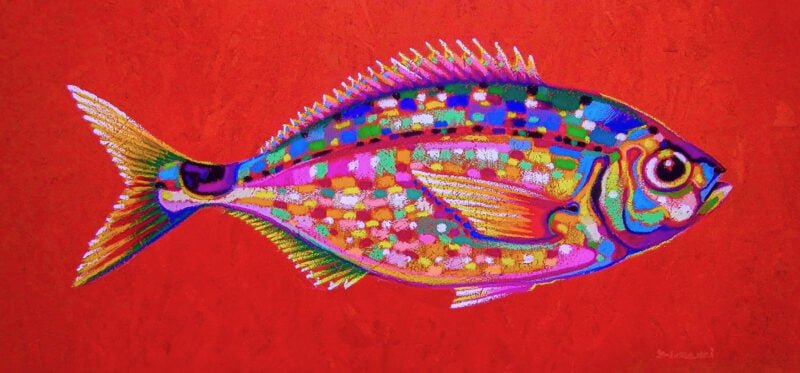 dipinto di un pesce