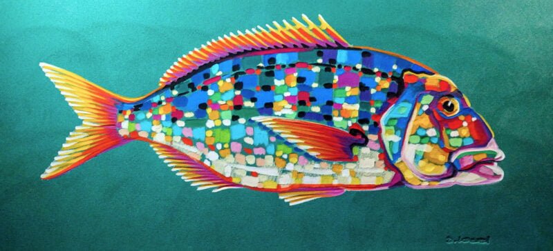 dipinto di un pesce