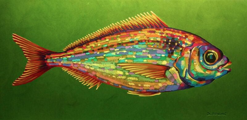 dipinto di un pesce
